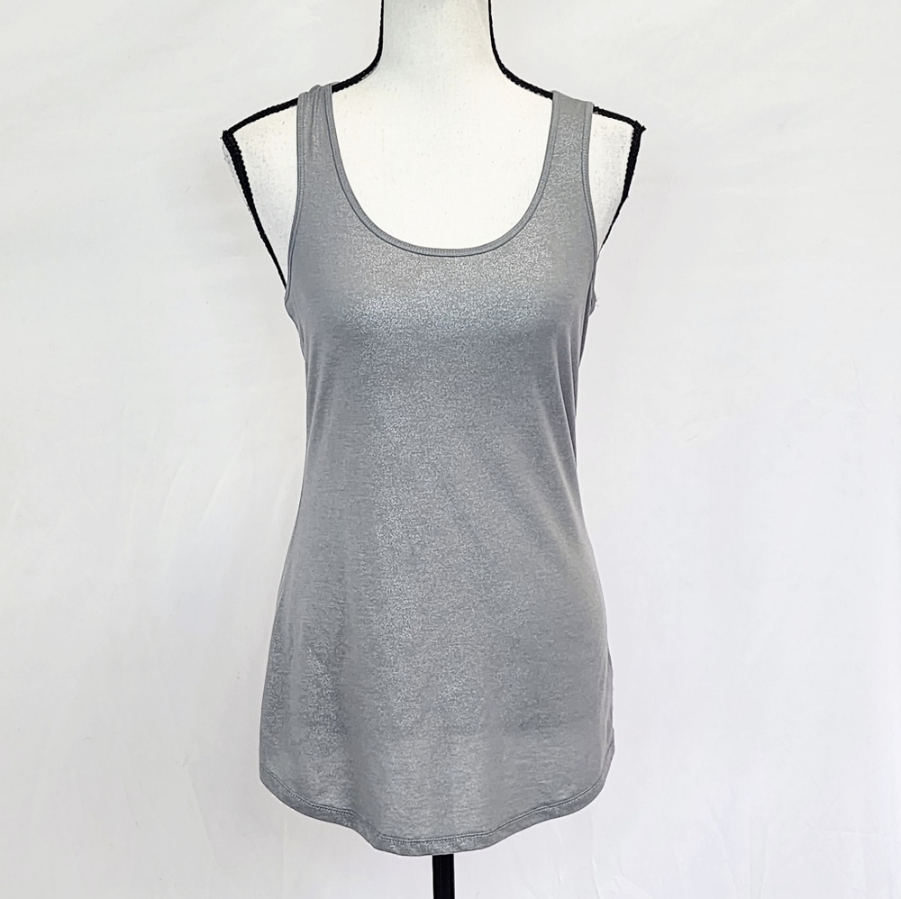 Maurices Metallic Grey Tank Top